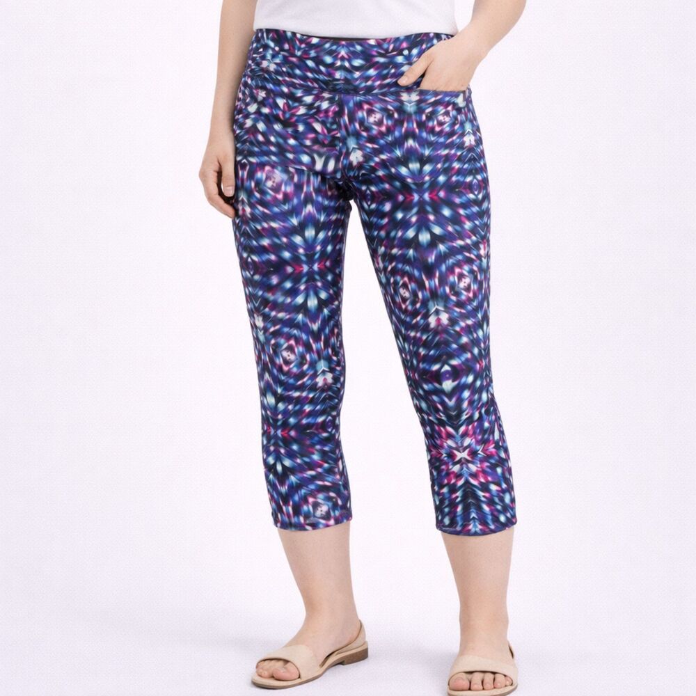 Zella Cropped Athletic Legging Purple S